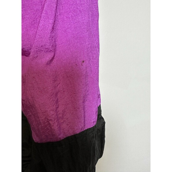 Vintage Windbreaker Jacket Medium Purple Blue Full zip 90s 80s - Picture 6 of 7